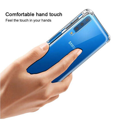 Microsonic Shock-Absorbing Kılıf Samsung Galaxy A7 2018 Şeffaf