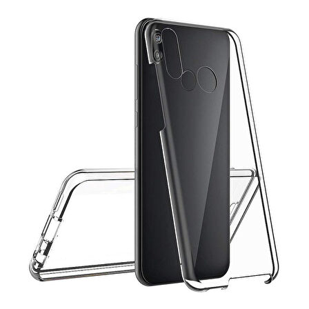 Microsonic Xiaomi Mi A2 Lite Kılıf 6 tarafı tam full koruma 360 Clear Soft Şeffaf