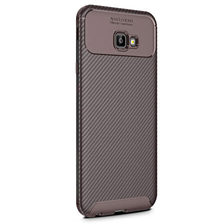 Microsonic Samsung Galaxy J4 Plus Kılıf Legion Series Kahverengi