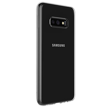 Microsonic Samsung Galaxy S10e Kılıf Transparent Soft Beyaz