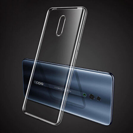 Microsonic Oppo Reno Kılıf Transparent Soft Beyaz