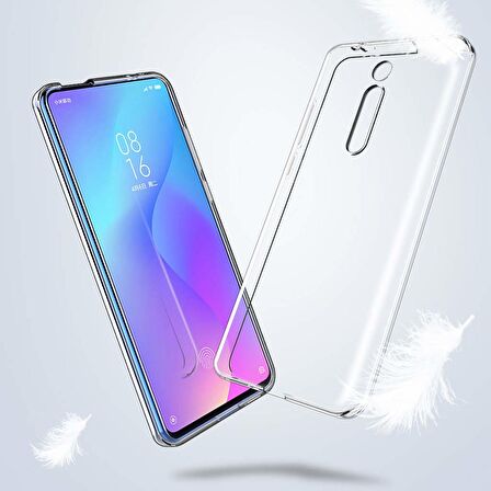 Microsonic Xiaomi Redmi K20 Kılıf Transparent Soft Beyaz