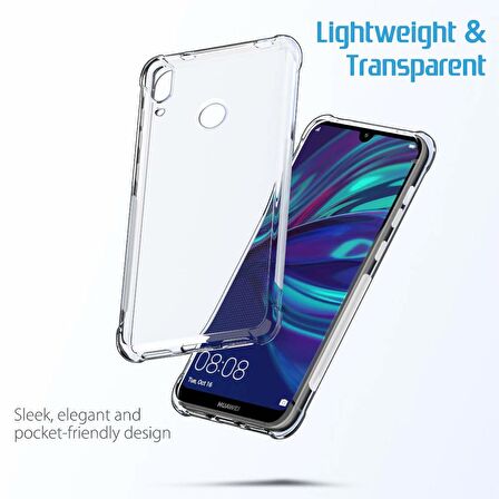 Microsonic Shock Absorbing Kılıf Huawei Y7 2019 Şeffaf