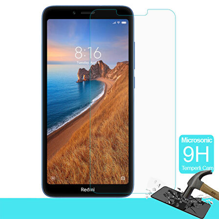Microsonic Xiaomi Redmi 7A Temperli Cam Ekran Koruyucu