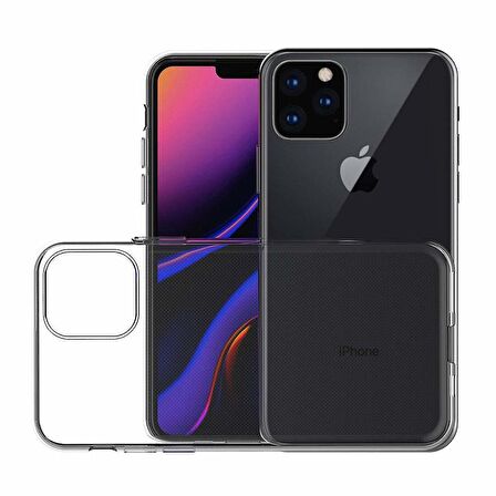 Microsonic Apple iPhone 11 Pro (5.8'') Kılıf Transparent Soft Beyaz