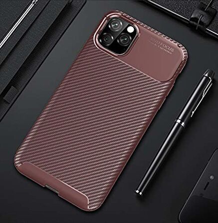 Microsonic Apple iPhone 11 Pro Max (6.5'') Kılıf Legion Series Kahverengi