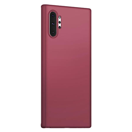 Microsonic Matte Silicone Samsung Galaxy Note 10 Plus Kılıf Mor