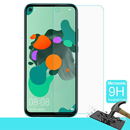 Microsonic Huawei Mate 30 Lite Temperli Cam Ekran Koruyucu