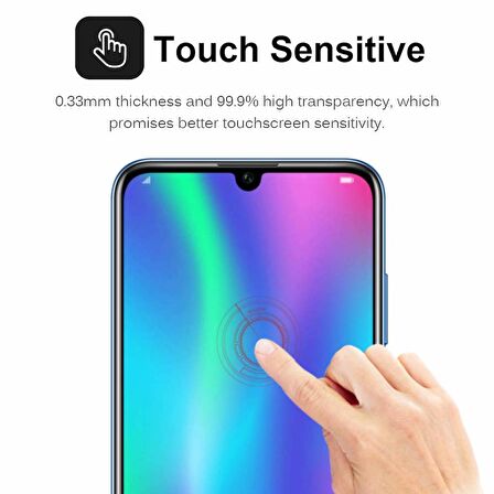Microsonic Huawei P Smart 2019 Privacy 5D Gizlilik Filtreli Cam Ekran Koruyucu Siyah