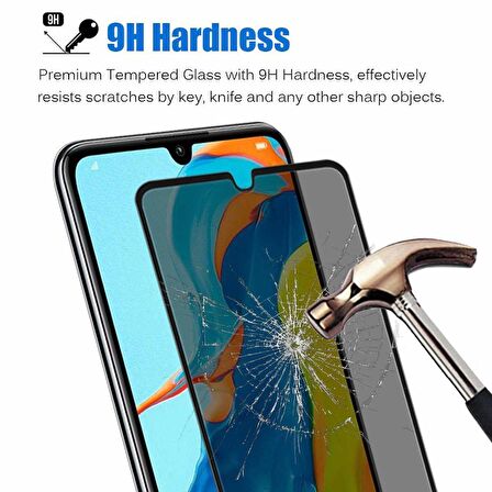 Microsonic Huawei P30 Lite Privacy 5D Gizlilik Filtreli Cam Ekran Koruyucu Siyah