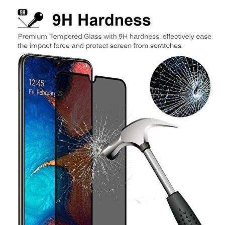 Microsonic Samsung Galaxy A30 Privacy 5D Gizlilik Filtreli Cam Ekran Koruyucu Siyah