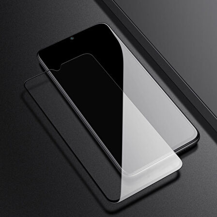 Microsonic Xiaomi Redmi Note 8 Tam Kaplayan Temperli Cam Ekran Koruyucu Siyah