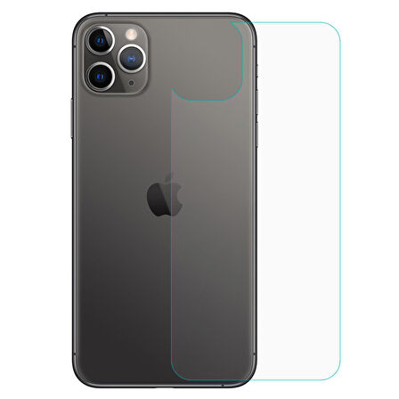 Microsonic Apple Uyumlu iPhone 11 Pro (5.8'') Arka Temperli Cam Ekran Koruyucu