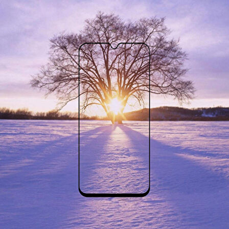 Microsonic Xiaomi Mi 9 Lite Tam Kaplayan Temperli Cam Ekran Koruyucu Siyah