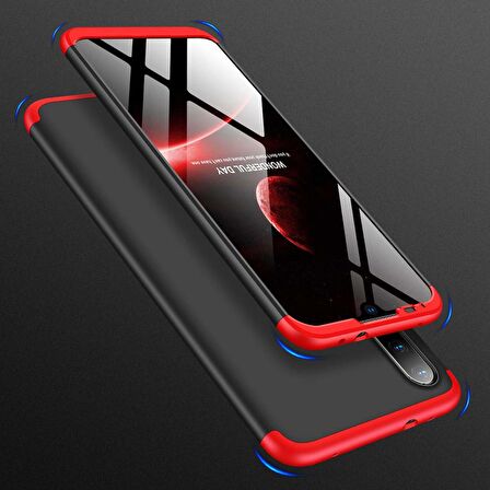 Microsonic Xiaomi Mi A3 Kılıf Double Dip 360 Protective Rose Gold