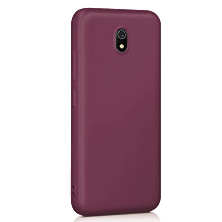 Microsonic Matte Silicone Xiaomi Redmi 8A Kılıf Mor