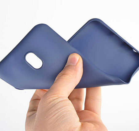 Microsonic Matte Silicone Xiaomi Redmi 8A Kılıf Mor