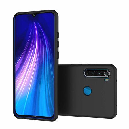 Microsonic Matte Silicone Xiaomi Redmi Note 8T Kılıf Mor