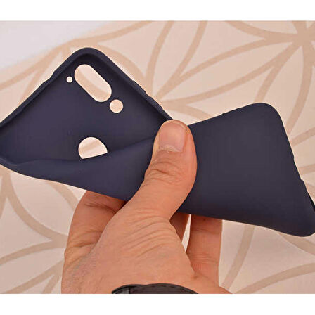 Microsonic Matte Silicone Casper Via A4 Kılıf Lacivert