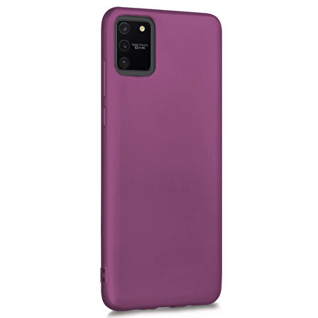 Microsonic Matte Silicone Samsung Galaxy A91 (S10 Lite) Kılıf Mor