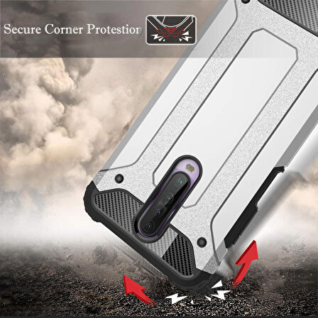 Microsonic Xiaomi Redmi K30 Kılıf Rugged Armor Gold