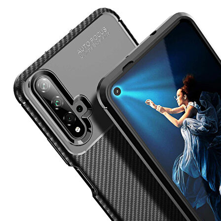 Microsonic Huawei Nova 5T Kılıf Legion Series Siyah