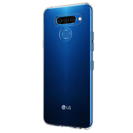 Microsonic LG K50 Kılıf Transparent Soft Beyaz