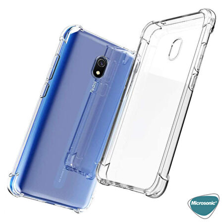 Microsonic Shock Absorbing Kılıf Xiaomi Redmi 8A Şeffaf