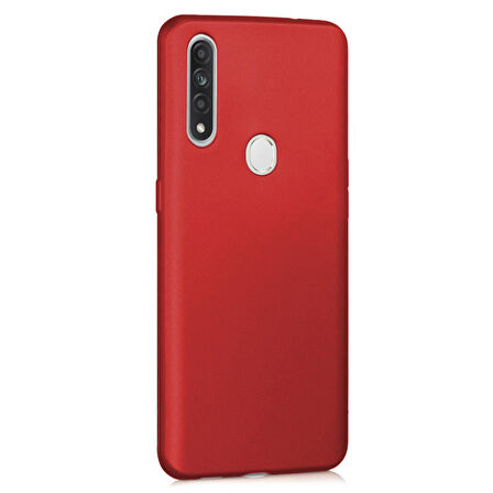 Microsonic Matte Silicone Oppo A31 Kılıf Kırmızı
