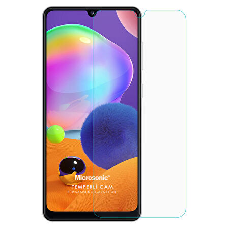 Microsonic Samsung Galaxy A31 Temperli Cam Ekran Koruyucu