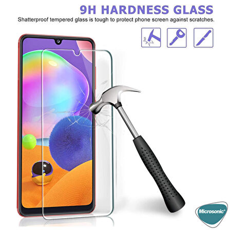 Microsonic Samsung Galaxy A31 Temperli Cam Ekran Koruyucu