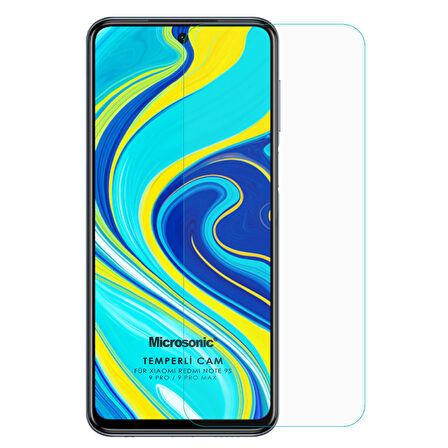 Microsonic Xiaomi Redmi Note 9 Pro Max Tempered Glass Screen Protector