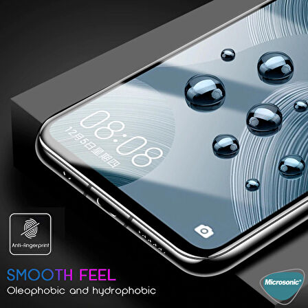 Microsonic Oppo A92 Tam Kaplayan Temperli Cam Ekran Koruyucu Siyah