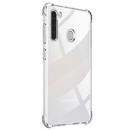 Microsonic Shock Absorbing Kılıf Samsung Galaxy A21 Şeffaf