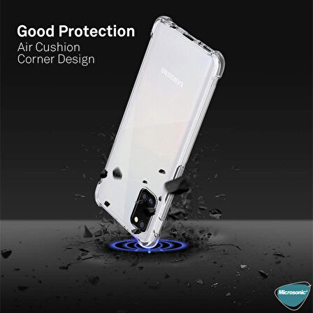 Microsonic Shock Absorbing Kılıf Samsung Galaxy A31 Şeffaf