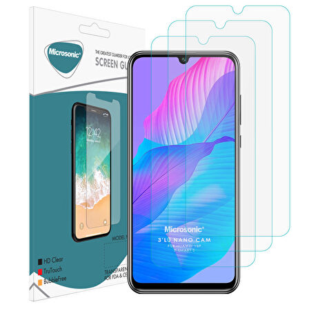 Microsonic Huawei Y8P Screen Protector Nano Glass (3 Pack)
