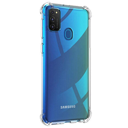 Microsonic Shock Absorbing Kılıf Samsung Galaxy M21 Şeffaf