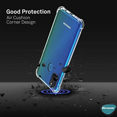 Microsonic Shock Absorbing Kılıf Samsung Galaxy M21 Şeffaf