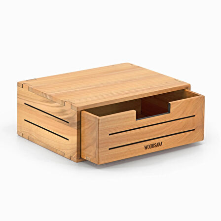 ​Woodsaka - 3Line Mini Çekmece - Masaüstü Kutu