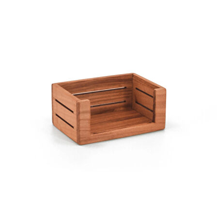 ​Woodsaka 3Line Kartvizit Kutusu - Kiraz - 10.9cm x 6.8cm x 4.5cm(h)