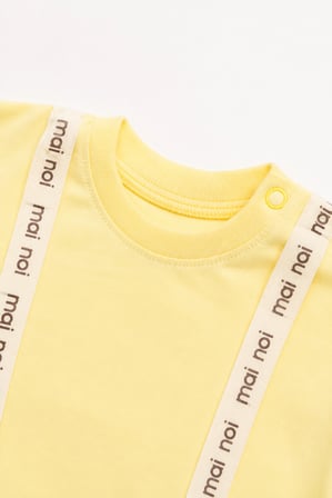 Kız Erkek Bebek Askılı Tişört Slip Yazlık Takım 50751