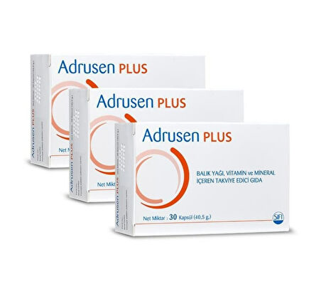 Adrusen Plus 30 Kapsül 3 Adet