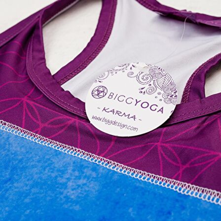 Biggdesign BiggYoga Karma Sporcu Büstiyeri Çok Renkli-M