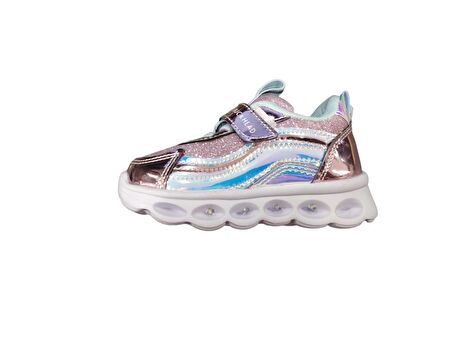 Buckhead BUCK4246-PINK-BLUE TRIO SHINY HOLOGRAM JR BEBEK ÇOCUK SPOR AYAKKABI