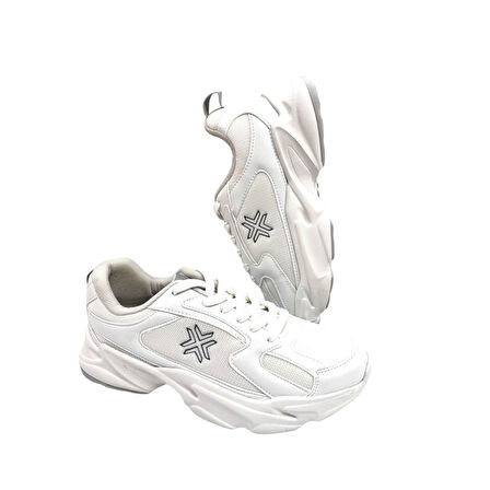 Erkek Kalın Tabanlı Ortapedik Fileli Sneaker