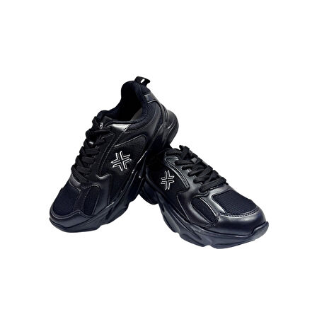 Erkek Kalın Tabanlı Ortapedik Fileli Sneaker