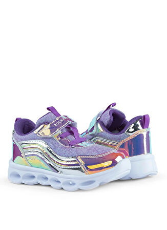 Buckhead Lila Kadın Sneaker BUCK4246 TRIO SHINY HOLOGRAM