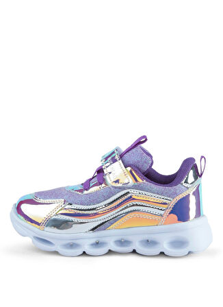 Buckhead Lila Kadın Sneaker BUCK4246 TRIO SHINY HOLOGRAM