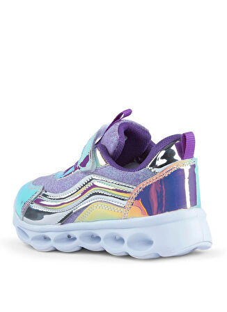 Buckhead Lila Kadın Sneaker BUCK4246 TRIO SHINY HOLOGRAM