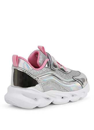 Buckhead Gümüş Kız Çocuk Sneaker BUCK4430 GLOSSY SHINY